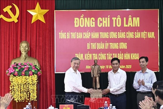 Tổng Bí thư Tô Lâm: Phát triển cụm đảo Hòn Khoai -  bước tiến của một Việt Nam khát vọng và tự cường