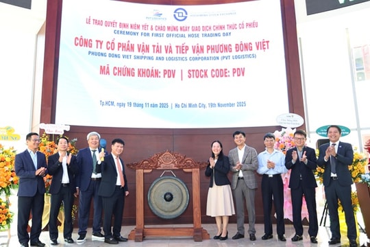 PDV Logistisc (PDV) chính thức lên HOSE, phiên chào sàn không quá bưng bừng