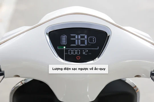 Mẫu xe điện mini mới cho học sinh – sinh viên: Cốp rộng, smartkey chống trộm, chạy 80 km/lần sạc