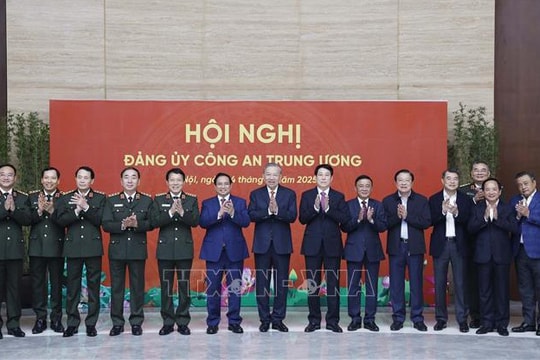 Tổng Bí thư Tô Lâm dự Hội nghị Đảng ủy Công an Trung ương năm 2025