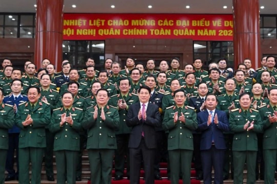 Chủ tịch nước Lương Cường dự Hội nghị Quân chính toàn quân