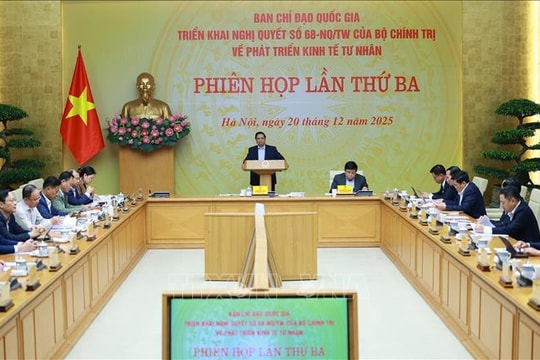 Thủ tướng: Phát triển kinh tế tư nhân với tất cả niềm tin, hành động, thực chất, hiệu quả, đột phá