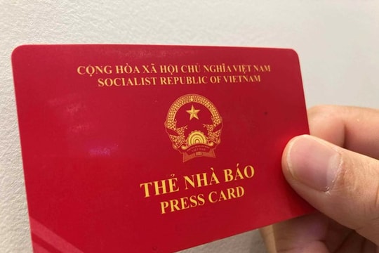 Gia hạn sử dụng Thẻ nhà báo kỳ hạn 2021-2025 đến hết ngày 31/3/2026