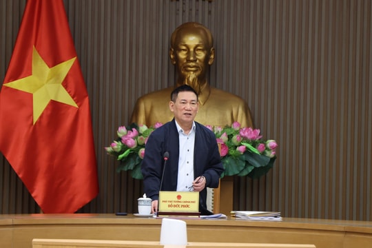 Phó Thủ tướng Hồ Đức Phớc chủ trì cuộc họp Hội đồng Tư vấn chính sách tài chính, tiền tệ Quốc gia