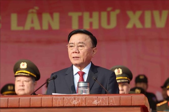 Lễ xuất quân và diễn tập phương án bảo vệ Đại hội lần thứ XIV của Đảng