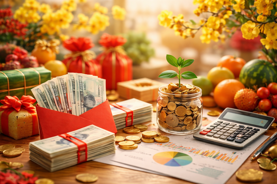 Dùng tiền thưởng Tết như thế nào để vừa sinh lời, vừa rủng rỉnh mua sắm?