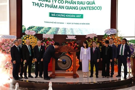Phiên đầu tiên trên HOSE, cổ phiếu ANT của Antesco diễn biến ra sao?