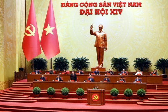 Thông cáo báo chí về ngày làm việc thứ hai Đại hội đại biểu toàn quốc lần thứ XIV của Đảng
