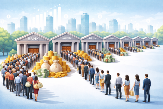 Ngân hàng nào đang nắm giữ nhiều tiền gửi nhất năm 2025?