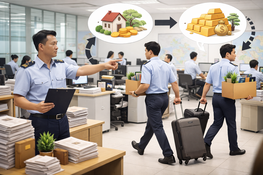 Hai lĩnh vực thuế thực hiện luân chuyển công chức trước 28/2