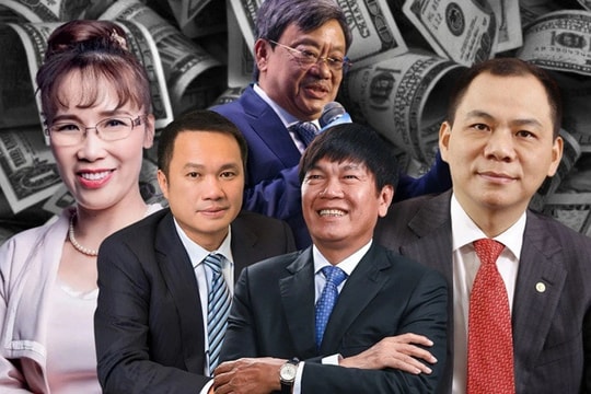 Nhìn lại những cái tên giàu nhất trên sàn chứng khoán trong năm Ất Tỵ