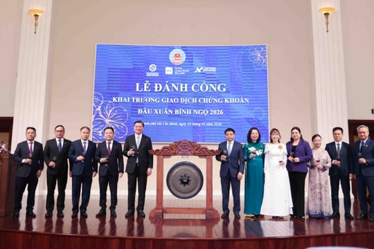 Bộ trưởng Bộ Tài chính giao tám nhiệm vụ trọng tâm cho thị trường chứng khoán năm 2026