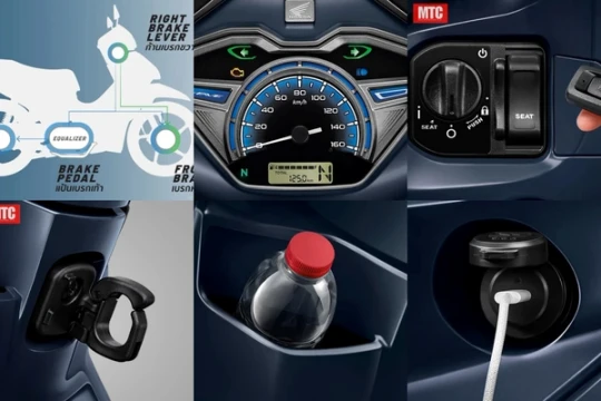 Honda nâng cấp mẫu xe số siêu tiết kiệm xăng: Thêm CBS, Smartkey và loạt công nghệ mới