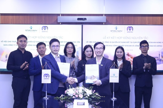 Cụm công nghiệp Stavian Hưng Yên ký kết thỏa thuận cho thuê đất với các nhà đầu tư