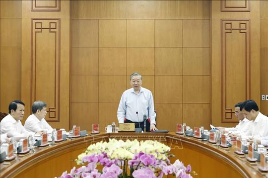 Tổng Bí thư Tô Lâm: Tiếp tục kiên quyết, kiên trì đấu tranh chống 'giặc nội xâm' với tư duy, cách làm mới