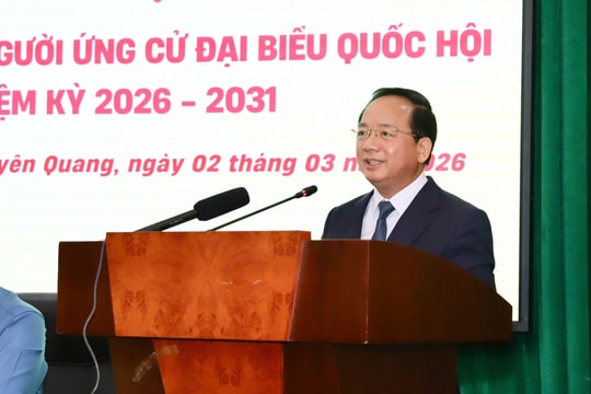 Trưởng Ban Tuyên giáo và Dân vận Trung ương Trịnh Văn Quyết tiếp xúc cử tri