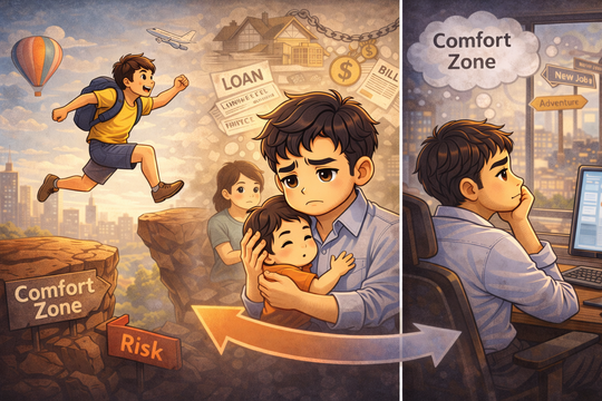 Tại sao càng lớn chúng ta càng ít dám thử điều mới?