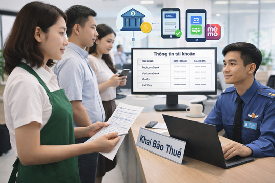 Hộ kinh doanh phải khai báo mọi tài khoản nhận tiền bán hàng, kể cả ví điện tử cho cơ quan thuế