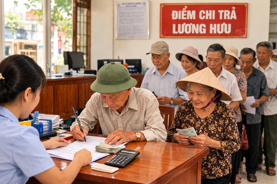 Thêm 1 nhóm được tăng lương hưu từ 1/7/2026