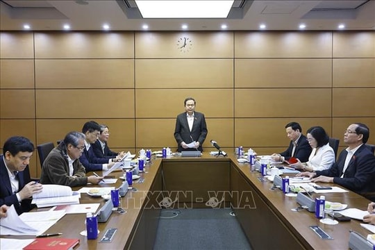 Chủ tịch Quốc hội Trần Thanh Mẫn chủ trì cuộc họp rà soát các công việc chuẩn bị cho Ngày bầu cử