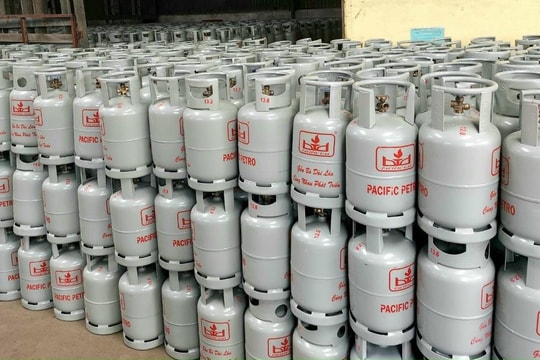 Giá gas điều chỉnh tăng lên gần 600.000 đồng/bình