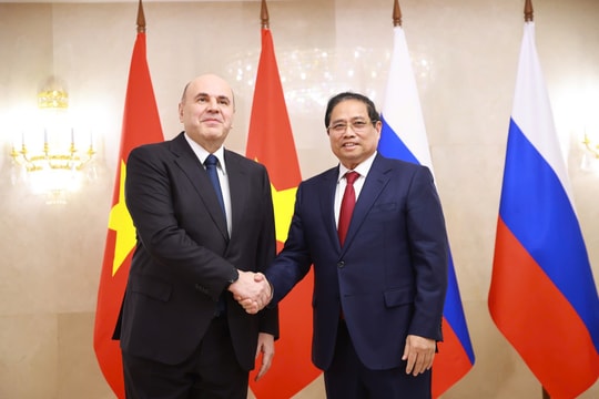 Thủ tướng Phạm Minh Chính hội đàm với Thủ tướng Nga Mikhail Mishustin: Nâng tầm quan hệ trên mọi lĩnh vực