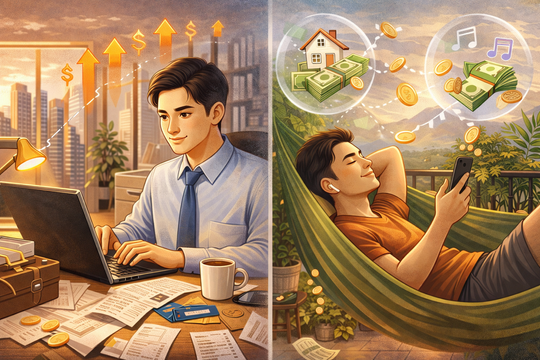 Thu nhập chủ động và thu nhập thụ động khác nhau thế nào? Khi phong cách sống quyết định cách kiếm tiền