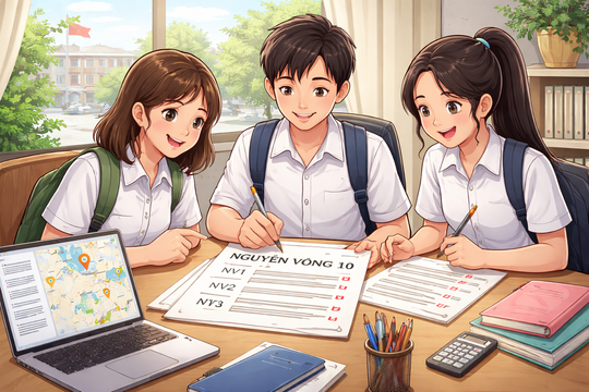 Cách đăng ký 3 nguyện vọng lớp 10 Hà Nội: Chiến lược chọn sao cho "không trượt cả 3"
