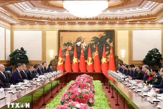 Tổng Bí thư, Chủ tịch nước Tô Lâm hội đàm với Tổng Bí thư, Chủ tịch Trung Quốc Tập Cận Bình