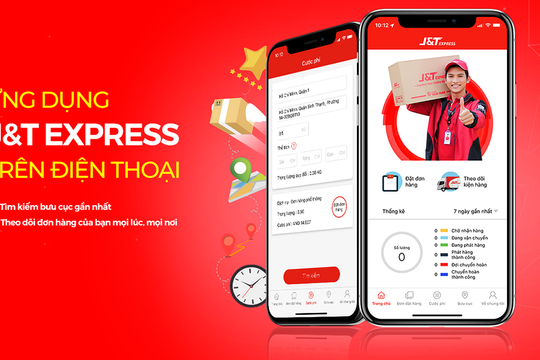 Ứng dụng gửi hàng J&T Express “gây sốt” dịp lễ