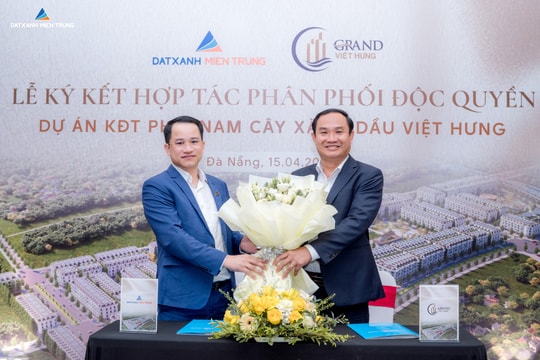 Đất Xanh Miền Trung phân phối độc quyền Grand Việt Hưng tại Hoài Nhơn