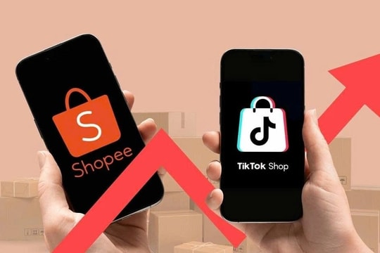 TikTok Shop bứt tốc, áp sát "ngôi vương" Shopee