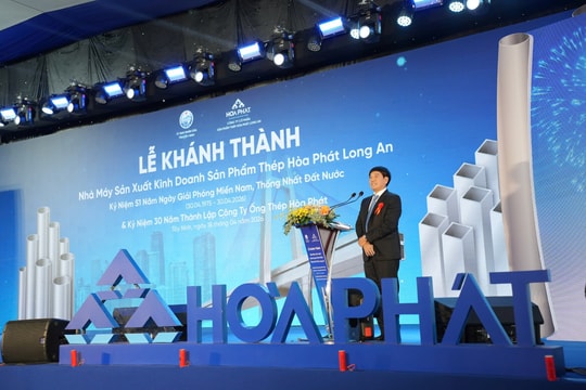 Nhà máy tại Tây Ninh vận hành, Hòa Phát nâng công suất ống thép lên 1,2 triệu tấn
