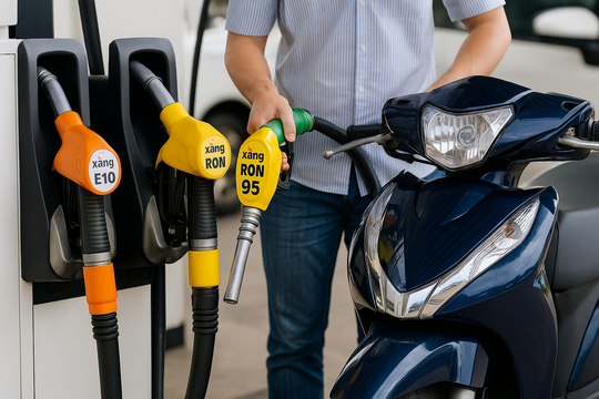 Xe số chạy xăng E10 có bị hụt ga khi chở nặng?