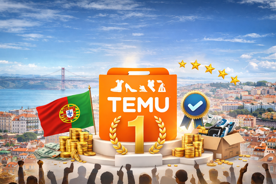 Vì sao Temu trở thành sàn thương mại điện tử quốc tế hàng đầu tại Bồ Đào Nha?