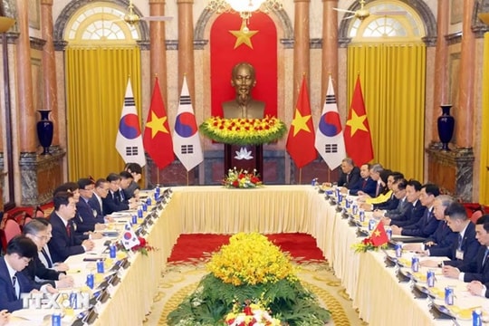 Tổng Bí thư, Chủ tịch nước Tô Lâm hội đàm với Tổng thống Hàn Quốc Lee Jae Myung