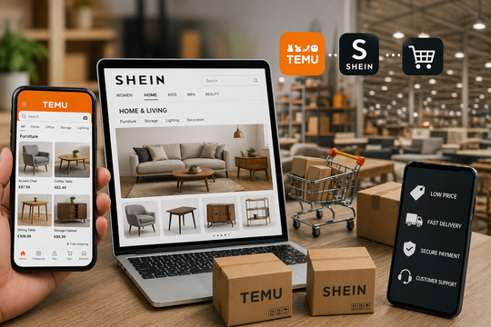 Temu và Shein lấn sân nội thất, thị trường châu Âu dậy sóng