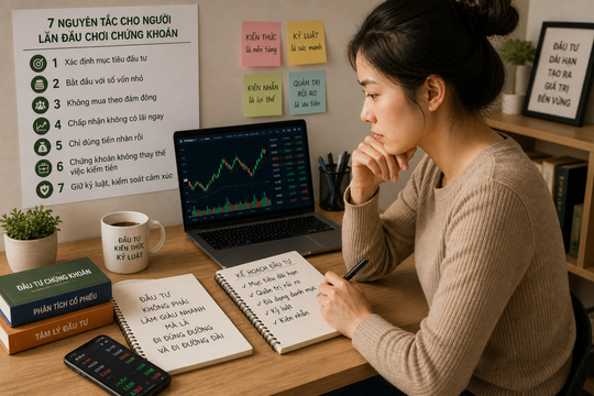 7 nguyên tắc “sống còn” cho người mới bước vào chứng khoán