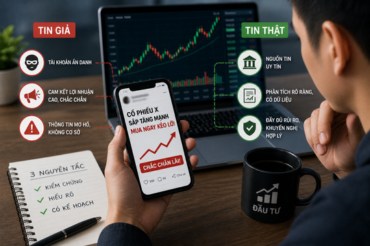 Tin giả tràn lan trên mạng xã hội, nhà đầu tư cần làm gì để tự bảo vệ tài khoản chứng khoán?
