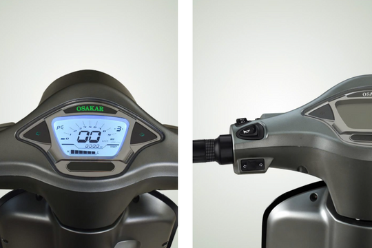Mẫu xe điện với phong cách tân cổ điển, động cơ 1.580W và đi 80 km/lần sạc