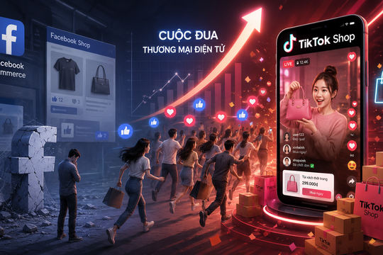 Thương mại điện tử đổi cuộc chơi: Facebook dần lép vế trước TikTok Shop