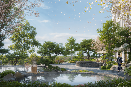 Khám phá các dòng khoáng tại Forest onsen – Tổ hợp onsen trị liệu của Ecopark giữa Eco Retreat