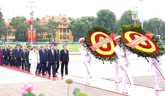 Lãnh đạo Đảng, Nhà nước vào Lăng viếng Chủ tịch Hồ Chí Minh