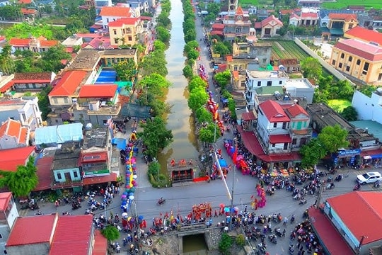 Rộng hơn 22km2, xã mới của Ninh Bình sở hữu lợi thế lớn bên dòng sông Ninh Cơ