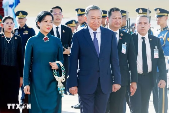 Tổng Bí thư, Chủ tịch nước Tô Lâm đến Bangkok, tiếp tục chuyến thăm chính thức Thái Lan