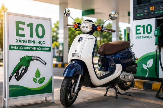 Xe máy 50cc có phù hợp với xăng E10 hay không?