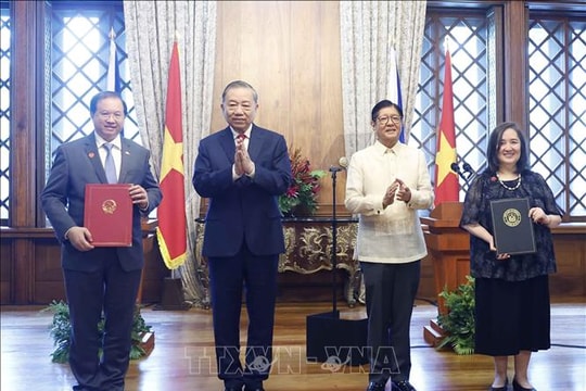 Việt Nam - Philippines nâng cấp quan hệ Đối tác chiến lược tăng cường