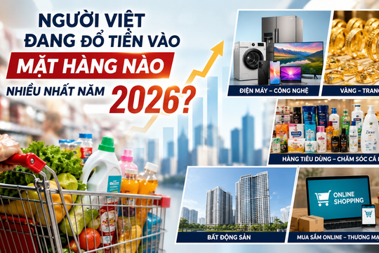 Người Việt chi mạnh tay cho mặt hàng nào trong 4 tháng đầu năm 2026?