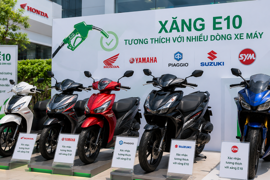 Nhiều hãng xe máy xác nhận tương thích với xăng E10, không lo chuyện hỏng động cơ
