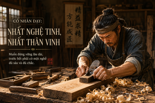 Cổ nhân dạy: Nhất nghệ tinh, nhất thân vinh, người làm ăn muốn bền trước hết phải có nghề cho thật chín